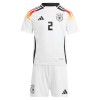 Original Trikotsatz Deutschland Antonio Rudiger 2 Heimtrikot EURO 2024 Für Kinder